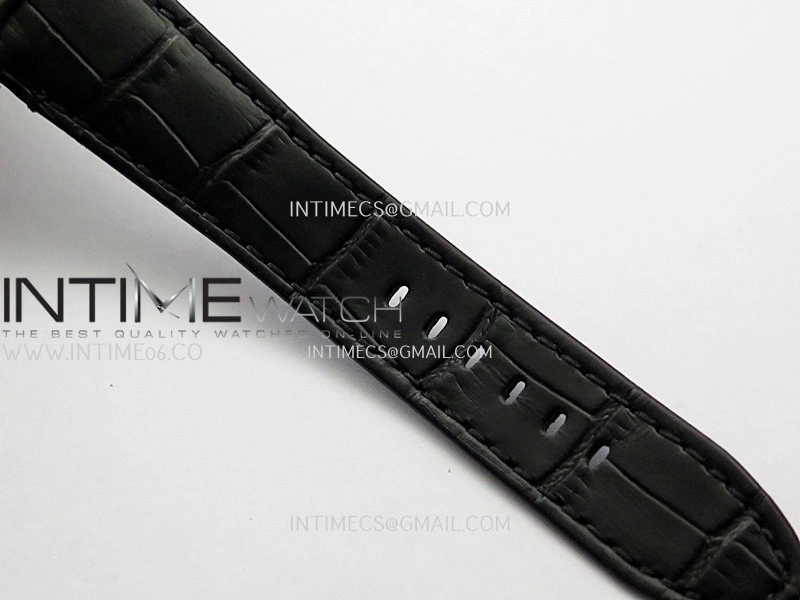 Code 11.59 Chrono 26393 SS APSF 1:1 Best Edition Black Dial On Black Leather Strap Super Clone SA4401
